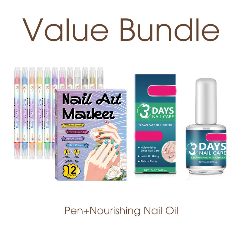 Petalink™ – Dual-Tip Nail Art Marker Pens, Water-Based & Quick-Dry + 50% OFF