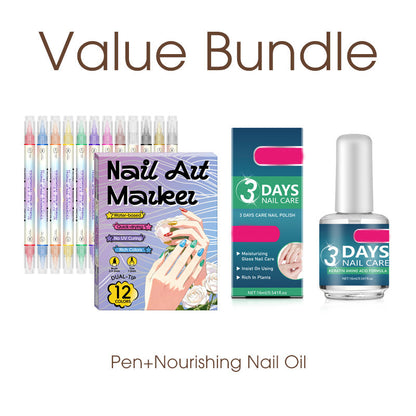 Petalink™ – Dual-Tip Nail Art Marker Pens, Water-Based & Quick-Dry + 50% OFF
