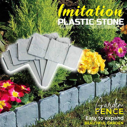 Cobblecroft™ – Interlocking Faux-Stone Garden Edging Panels + 50% OFF