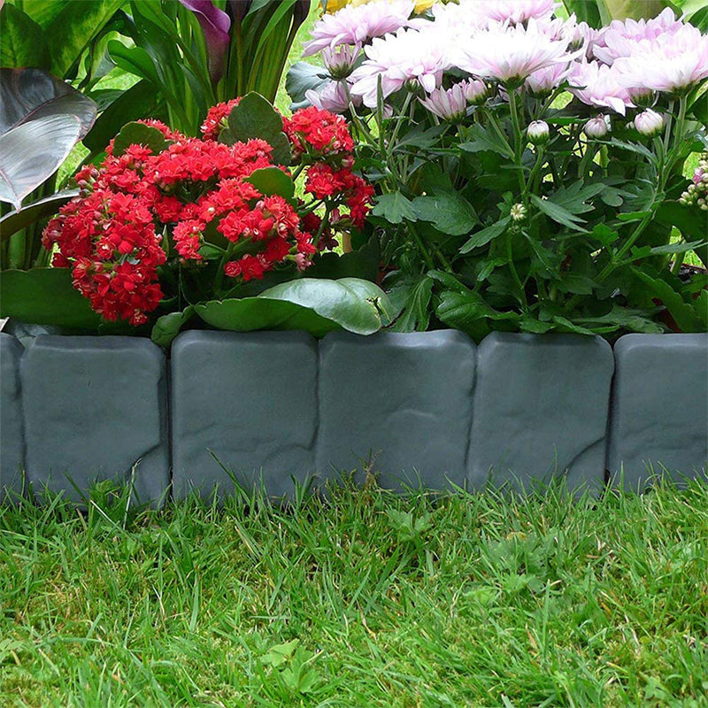 Cobblecroft™ – Interlocking Faux-Stone Garden Edging Panels + 50% OFF