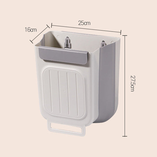 Skarva – Folding Hanging Kitchen Waste Bin with Cabinet Hook + 50% OFF