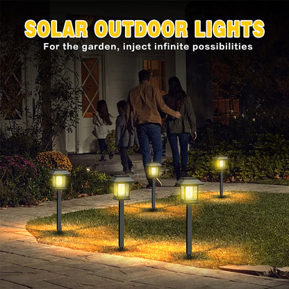 Embervale – Vintage Solar Pathway Lights, Warm White, Waterproof (2-Pack) + 50% OFF