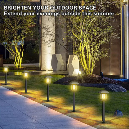 Embervale – Vintage Solar Pathway Lights, Warm White, Waterproof (2-Pack) + 50% OFF