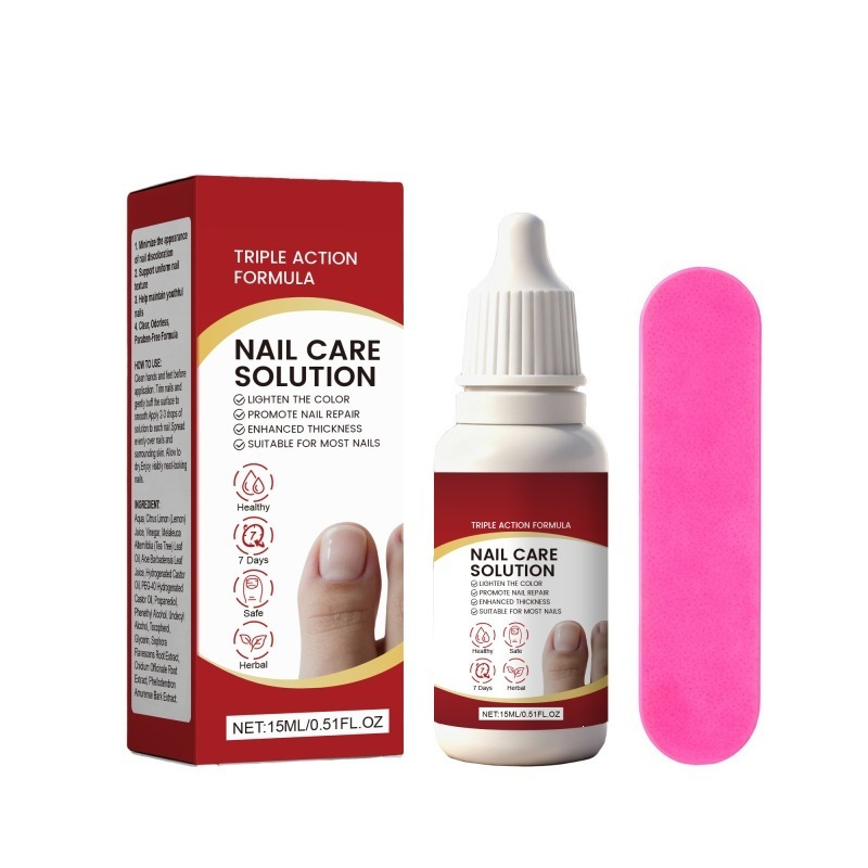 Keralune™ – Triple Action Repair Nail Care Solution + Buffing File + 1+1 FREE