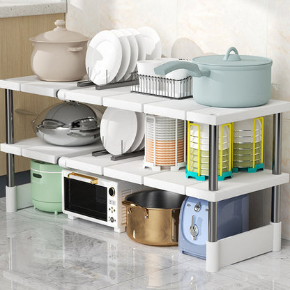 Alcove – Expandable Under-Sink Shelf with Removable Panels & No-Wobble Frame + 50% OFF