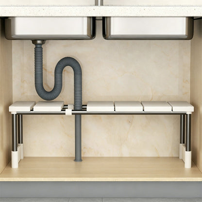 Alcove – Expandable Under-Sink Shelf with Removable Panels & No-Wobble Frame + 50% OFF