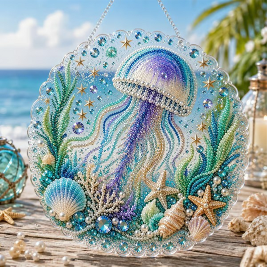 Pearlcove – DIY Ocean Pearl Art Kit, Ready-to-Hang Coastal Ornament + 50% OFF