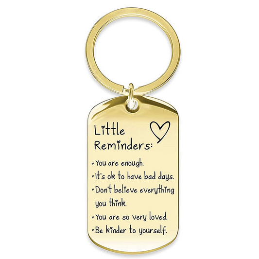 Mettle – Engraved Inspirational Quote Stainless Steel Keychain - Buy 1 +1 FREE