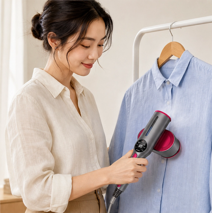 Crispen – 2-in-1 Handheld Steam Iron with Ceramic Plate & 5-Second Heat-Up + 50% OFF