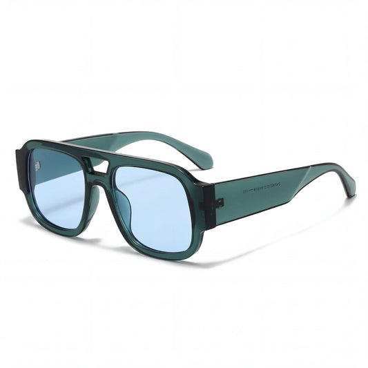 Ambré™ – Oversized Square Tortoiseshell Sunglasses with UV400 Protection + 1+1 FREE