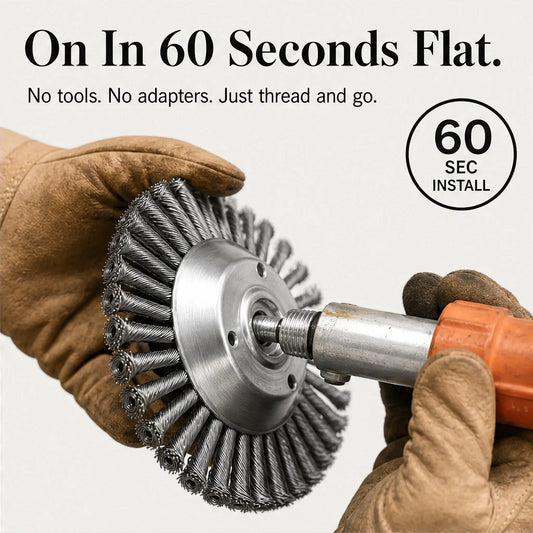 TrimForge – 360° Steel Wire Trimmer Head for Tough Weeds & Overgrowth + 50% OFF
